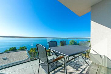 Leiligheter ved sjøen med basseng Brela, Makarska - 20229