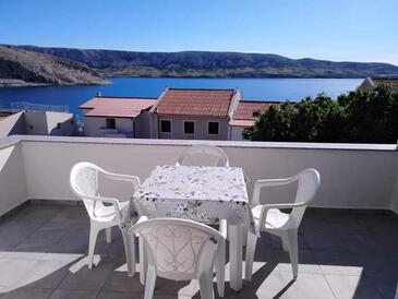 Egyszobás apartman Metajna, Pag (A-20521-b(
