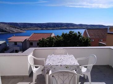 Egyszobás apartman Metajna, Pag (A-20521-c(