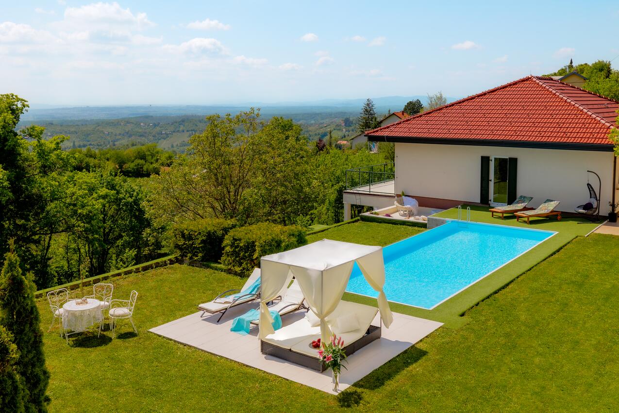 Haus mit Pool für Familien Vlaškovec, Prigorje - 20616