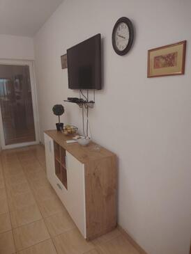 Makarska, Camera di soggiorno nell'alloggi del tipo apartment, condizionatore disponibile e WiFi.