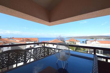 Kétszobás apartman Njivice, Krk (A-20905-a(