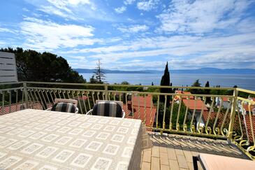 Apartments with terrace Njivice, Kvarner