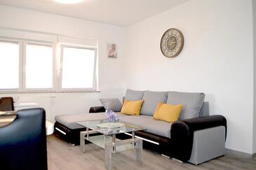 Obývací pokoj Preko, Obývací pokoj v ubytování typu apartment, WiFi.