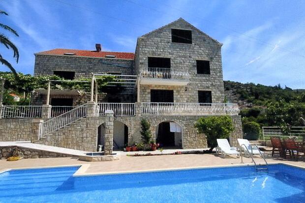 Lejligheder med pool egnet til familier med børn Orasac, Dubrovnik - 2177