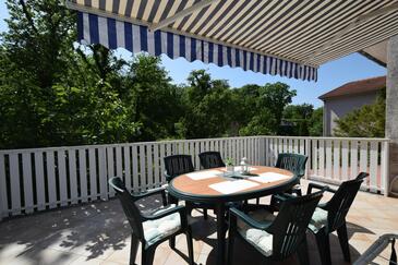 Apartmanok parkolóhellyel Porat, Krk - 21904