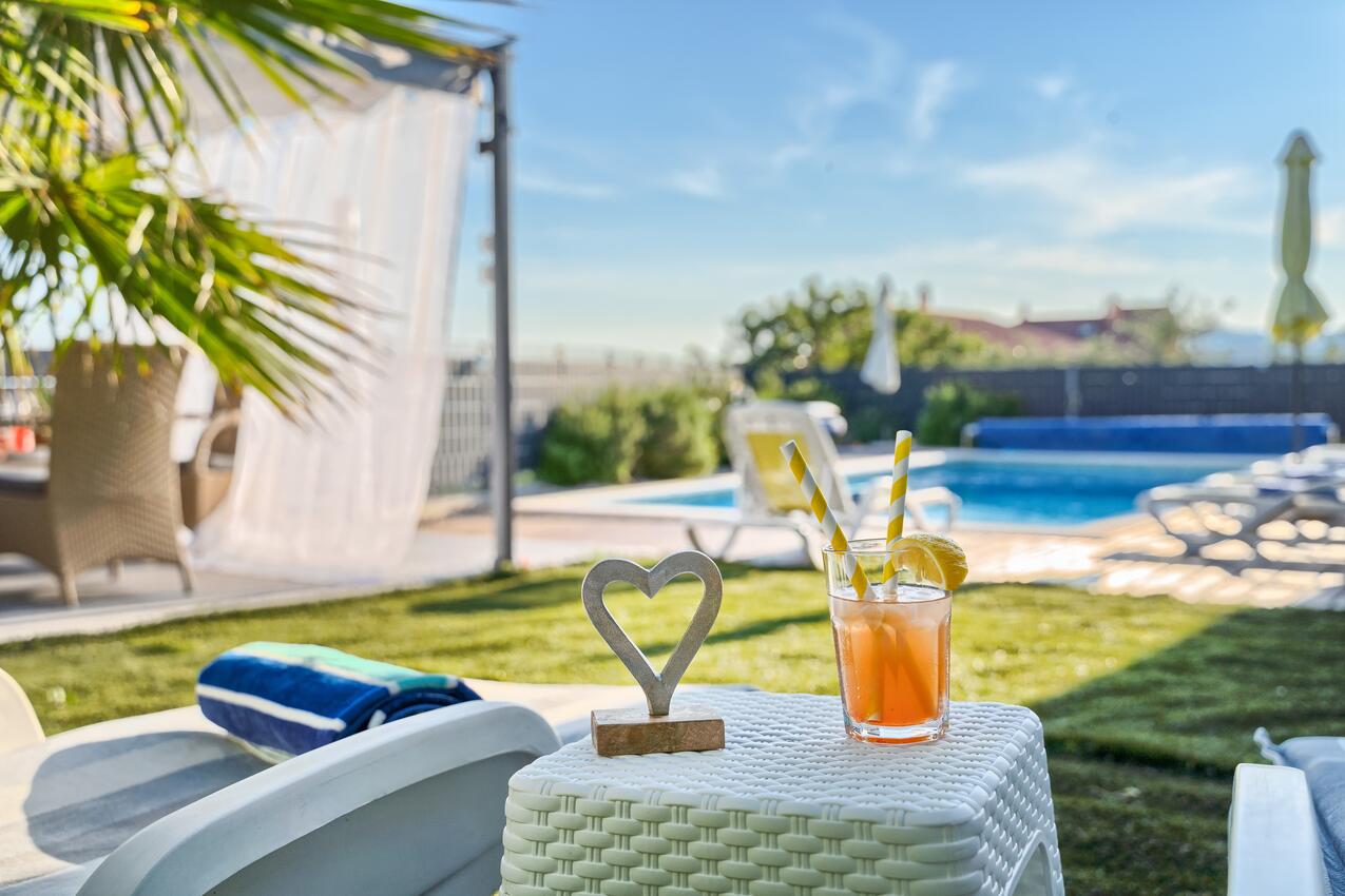 Giardino - Casa con piscina per famiglia Kastel Stari, Castelli - Kaštela