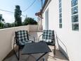 Nin, Terasa v ubytování typu studio-apartment, WiFi.
