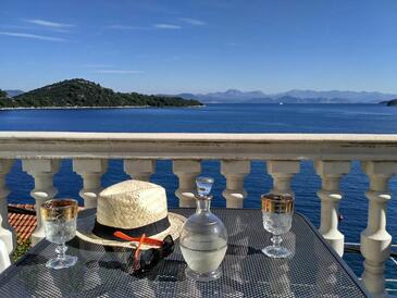 One bedroom apartment Sobra, Mljet (A-22328-b(