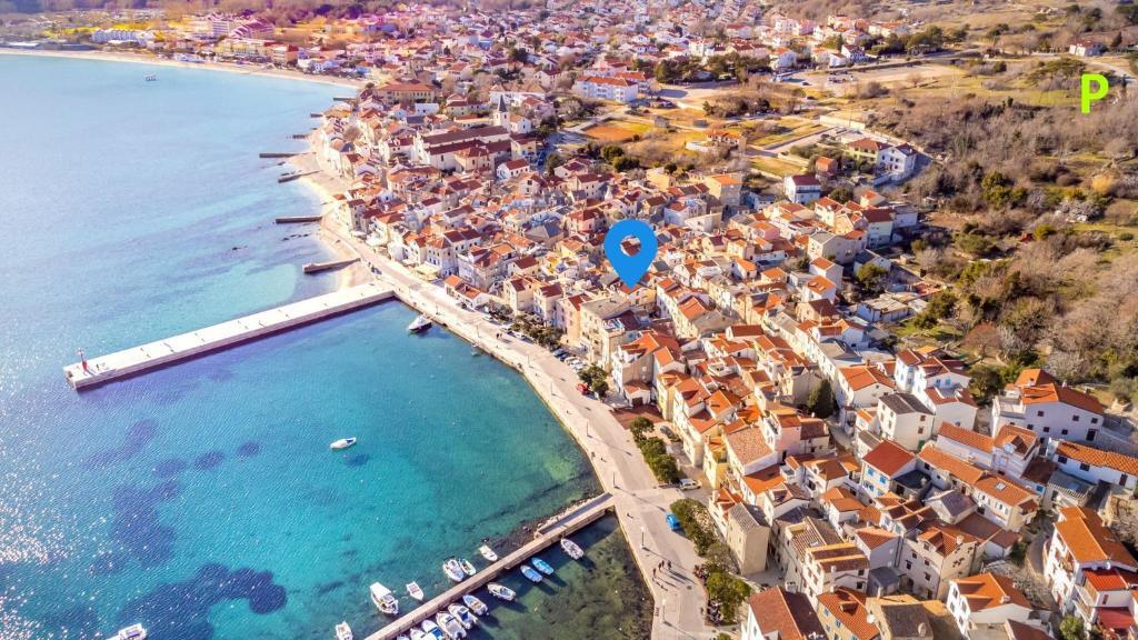 Apartmanok a tenger mellett Baska, Krk - 22409