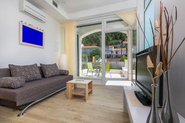 Гостиная Hvar, Гостиная в размещении типа apartment, доступный кондиционер и WiFi.