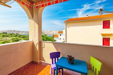 Apartamento de una habitación Barbat, Rab (A-22584-a)