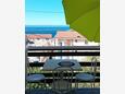 Makarska, Balkon v nastanitvi vrste apartment, WiFi.