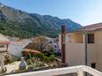 Igrane, Balcony - view in the studio-apartment, (pet friendly) and WiFi.