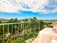 Žaborić, Balcon - vue dans l’hébergement en type studio-apartment, animaux acceptés et WiFi.