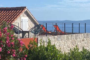 Podgora, Makarska, Szálláshely 22923 - Nyaralóház kavicsos stranddal.