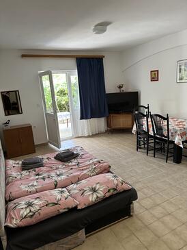 Camera di soggiorno Novalja, Camera di soggiorno nell'alloggi del tipo apartment, condizionatore disponibile e WiFi.