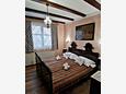 Pleternica, Bedroom in the studio-apartment, air condition available and WiFi.