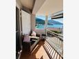 Klek, Balkon - widok w zakwaterowaniu typu apartment, WiFi.