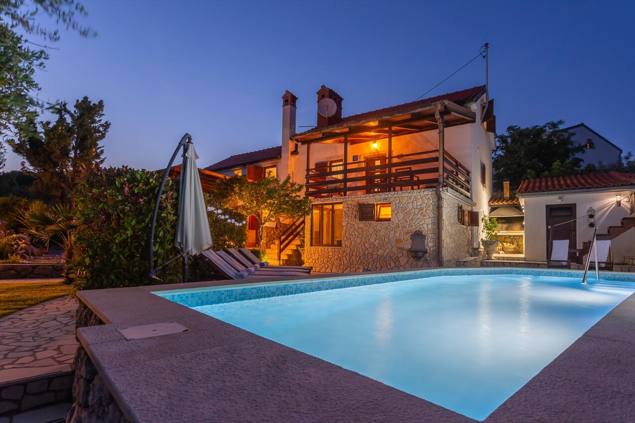 Haus mit Pool für Familien Risika, Krk - 23314