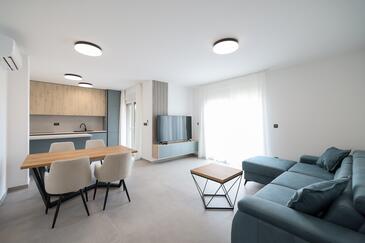 Privlaka, Pokój dzienny w zakwaterowaniu typu apartment, WiFi.
