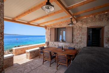 Maison de deux chambres Zavala, Hvar (K-23508(