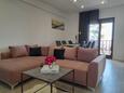 Duće, Living room in the apartment, air condition available and WiFi.