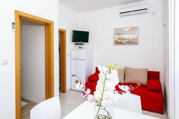 Vrsi, Гостиная в размещении типа apartment, доступный кондиционер, Домашние животные допускаются и WiFi.