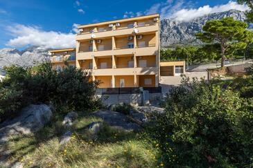 Krvavica, Makarska, Szálláshely 23540 - Apartmanok kavicsos stranddal.