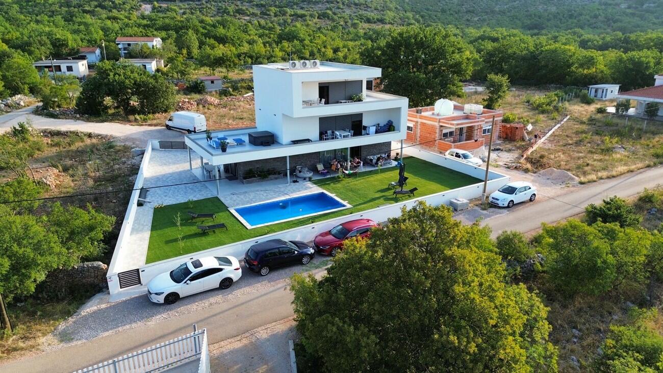 Casa con piscina per famiglia Seline, Paklenica - 23560