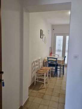 Novalja, Blagovaonica u smještaju tipa apartment, kućni ljubimci dozvoljeni i WiFi.