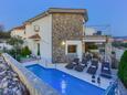 Krk, Krk, Courtyard 23580 - Vacation Rentals with pebble beach.