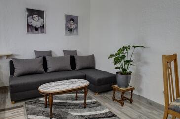 Dramalj, Obývacia izba v ubytovacej jednotke studio-apartment, WiFi.