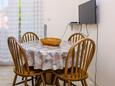 Srima - Vodice, Spisestue i overnattingstype apartment, kjæledyr tillatt jeg WiFi.