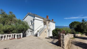 Polje, Krk, Hébergement 23598 - Maison vacances avec une plage de sables.