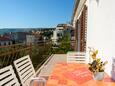 Okrug Gornji, Balcon dans l’hébergement en type apartment, avec la vue sur la mer et WiFi.