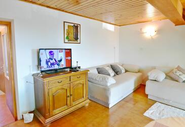 Umag, Living room in the apartment, (pet friendly) and WiFi.