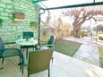 Umag, Terrasse - Ausblick in folgender Unterkunftsart apartment, Haustiere erlaubt und WiFi.