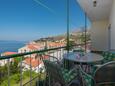 Podgora, Balcon 1 dans l’hébergement en type apartment, avec la vue sur la mer, animaux acceptés et WiFi.