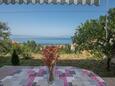 Podgora, Terrasse - Ausblick in folgender Unterkunftsart apartment, Haustiere erlaubt und WiFi.