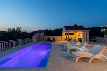 Ház családok részére medencével Vela Luka, Korcula - 23698