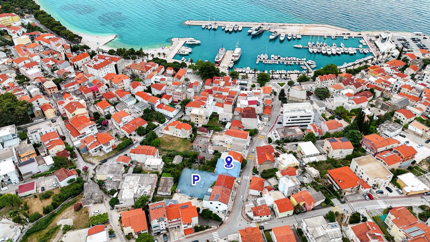 Szobák Internet hozzáféréssel Baska Voda, Makarska - 23700