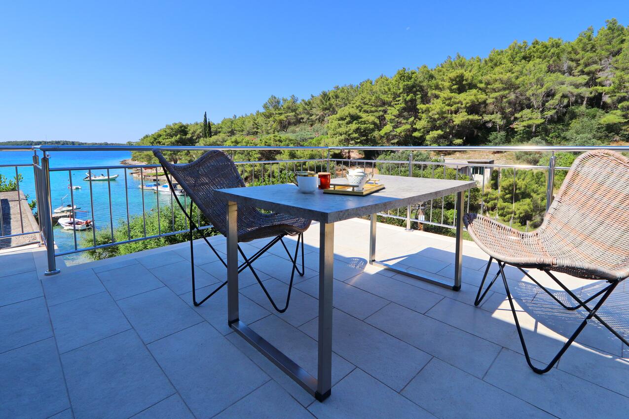 Casa pentru familii cu piscină lângă mare Golf Slatina, Korcula - 23711