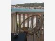 Tisno, Balcone - vista nell'alloggi del tipo studio-apartment, WiFi.