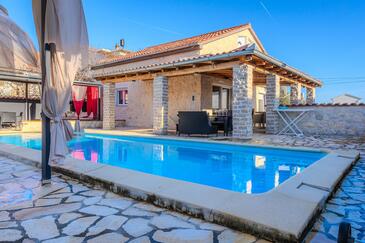 Posedarje, Novigrad, Hébergement 23728 - Maison vacances avec une plage de galets.