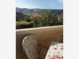 Lopar, Terrasse dans l’hébergement en type apartment, avec la vue sur la mer, animaux acceptés et WiFi.