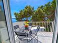 Medići, Terrasse dans l’hébergement en type apartment, avec la vue sur la mer et WiFi.