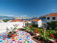 Baška, Balcon dans l’hébergement en type studio-apartment, avec la vue sur la mer et WiFi.