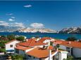 Baška, Balkon - pohled v ubytování typu studio-apartment, WiFi.