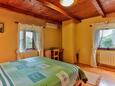 Sveti Kirin, Bedroom 1 in the house, air condition available, (pet friendly) and WiFi.